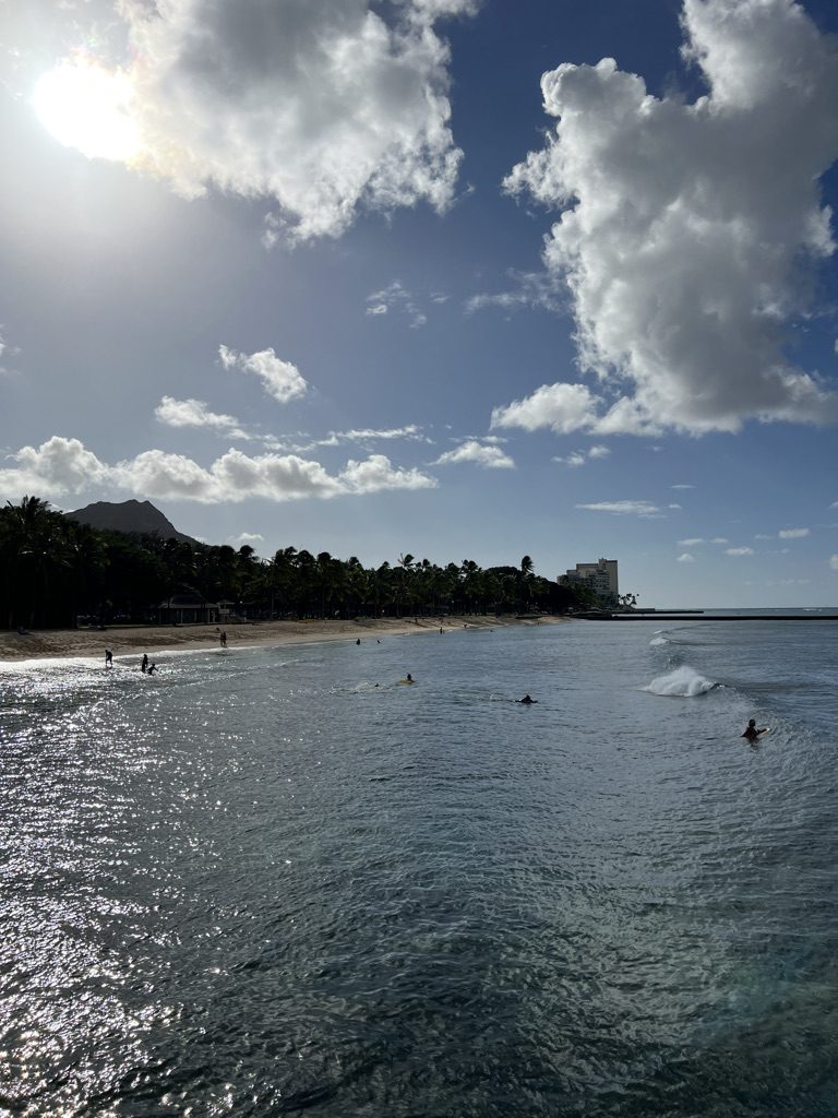 West View from Waikiki Wall